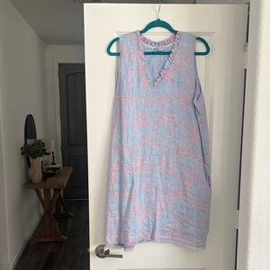 Tommy Bahama Blue and Pink Dress